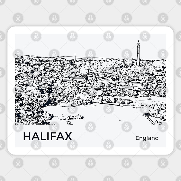 Halifax England Magnet by Lakeric